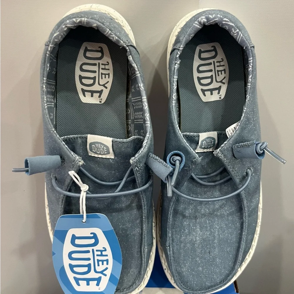Hey Dude Woman’s Denim Blue Moccasins